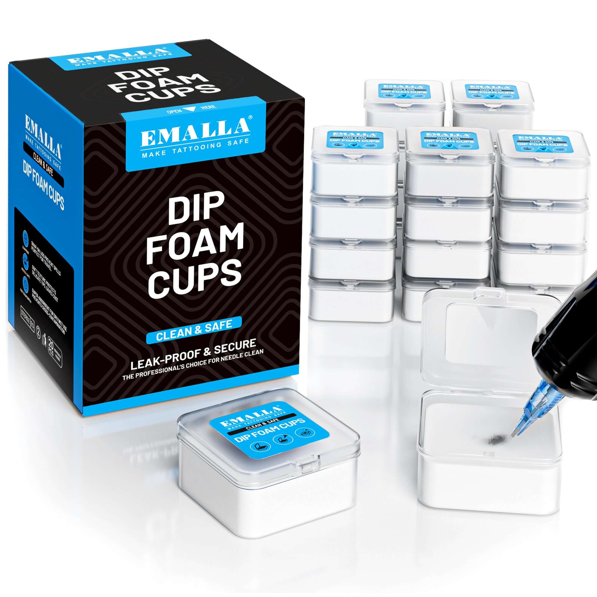 emalla dip foam cups