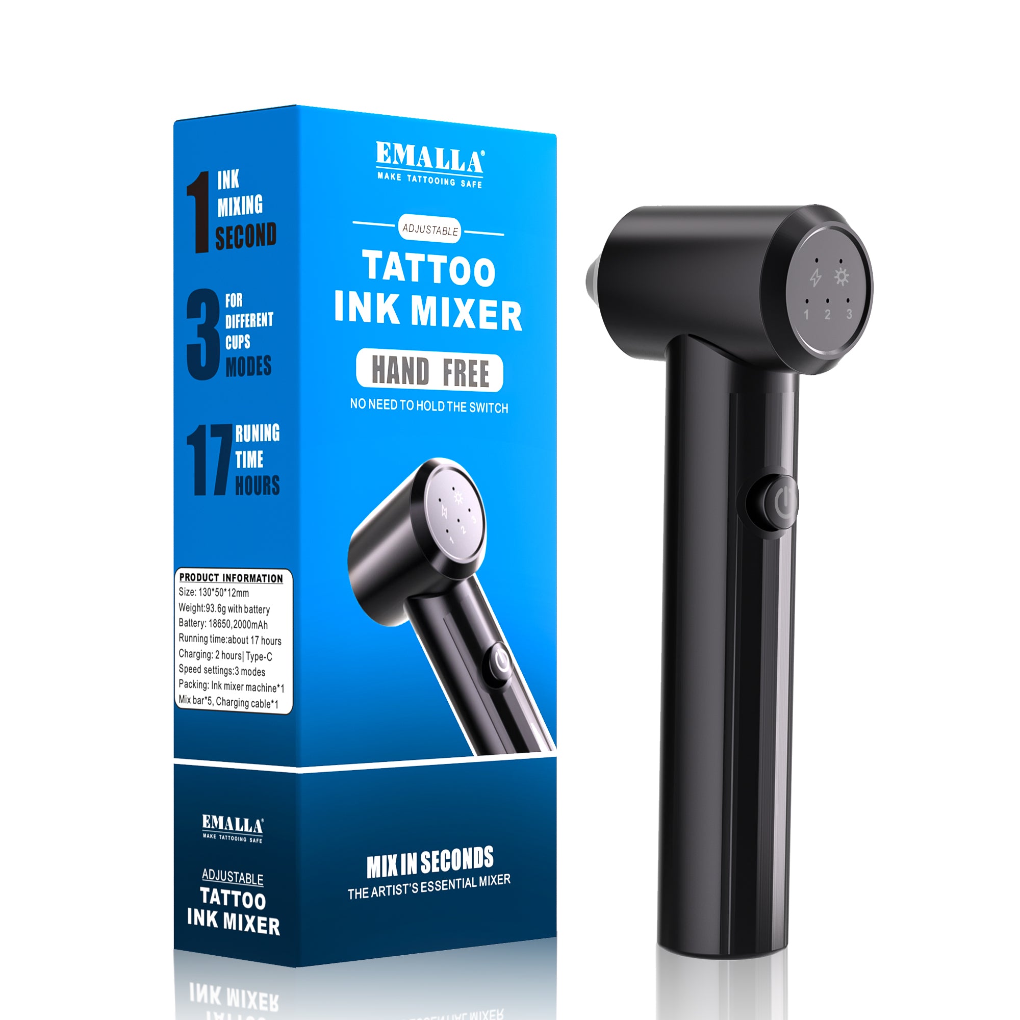 EMALLA Adjustable Tattoo Ink Mixer