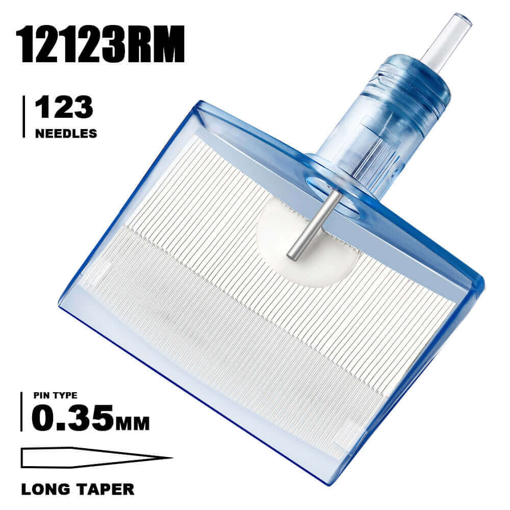 EMALLA ELIOT Tattoo Cartridge Needles Super Magnum 10123RM from front view