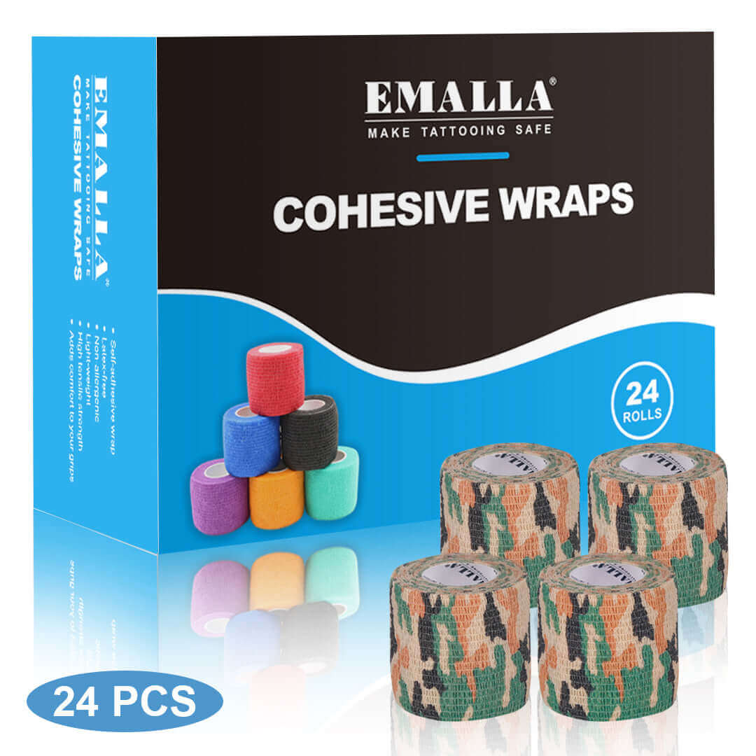 EMALLA Cohesive Wraps Camouflage Big Camo Color