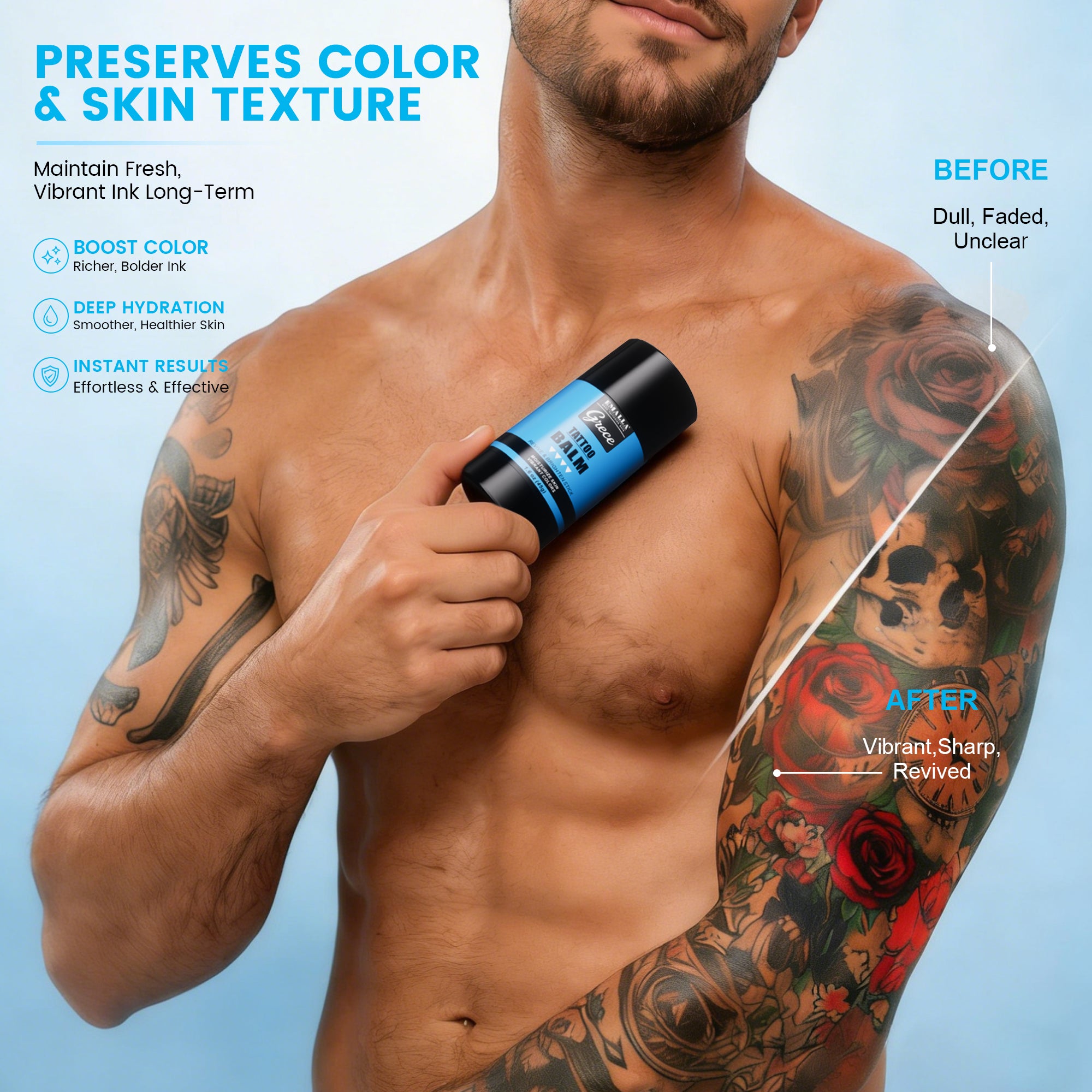 EMALLA Grece Tattoo Balm Stick (45g)