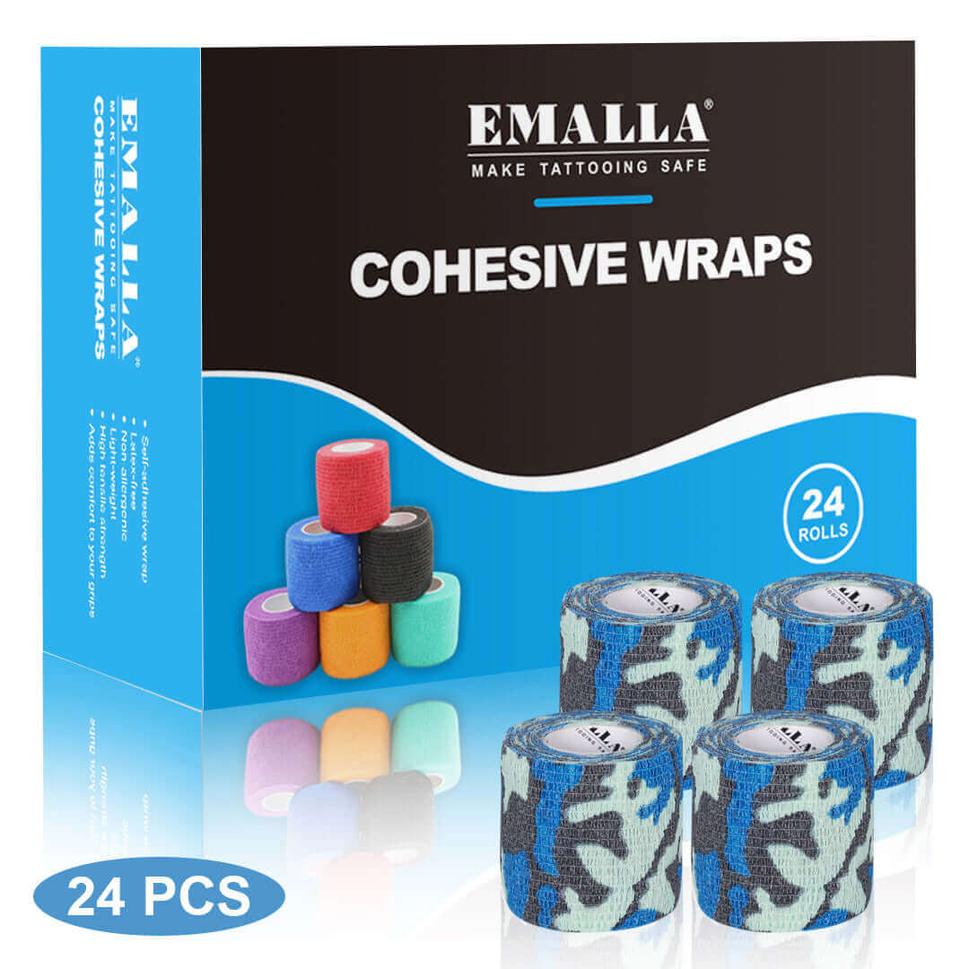 EMALLA Cohesive Wraps Camouflage Ocean Camo Color