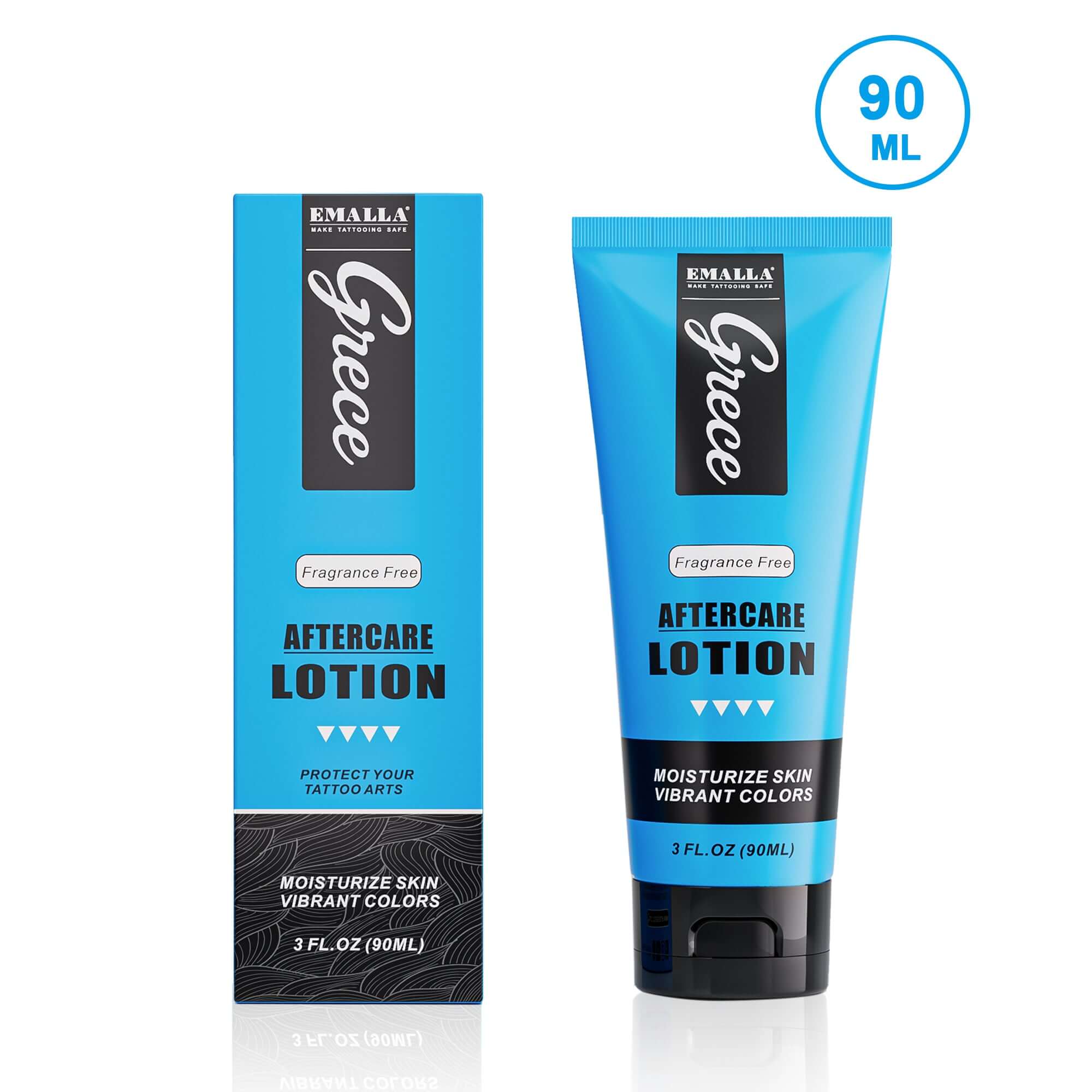 Front view of EMALLA Grece Daily Aftercare Lotion