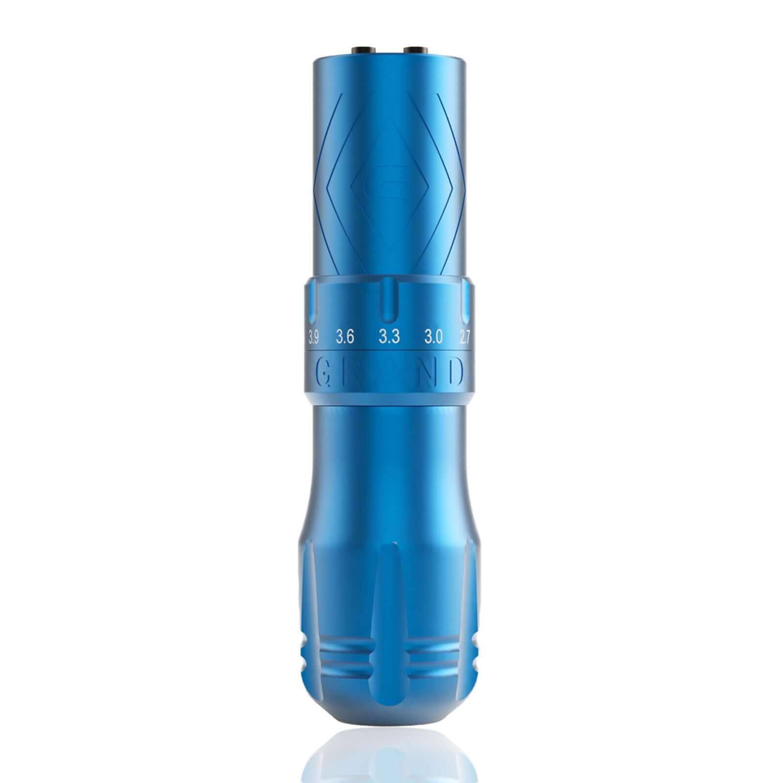 EMALLA GRAND Wireless Tattoo Pen Machine (Blue) from front view