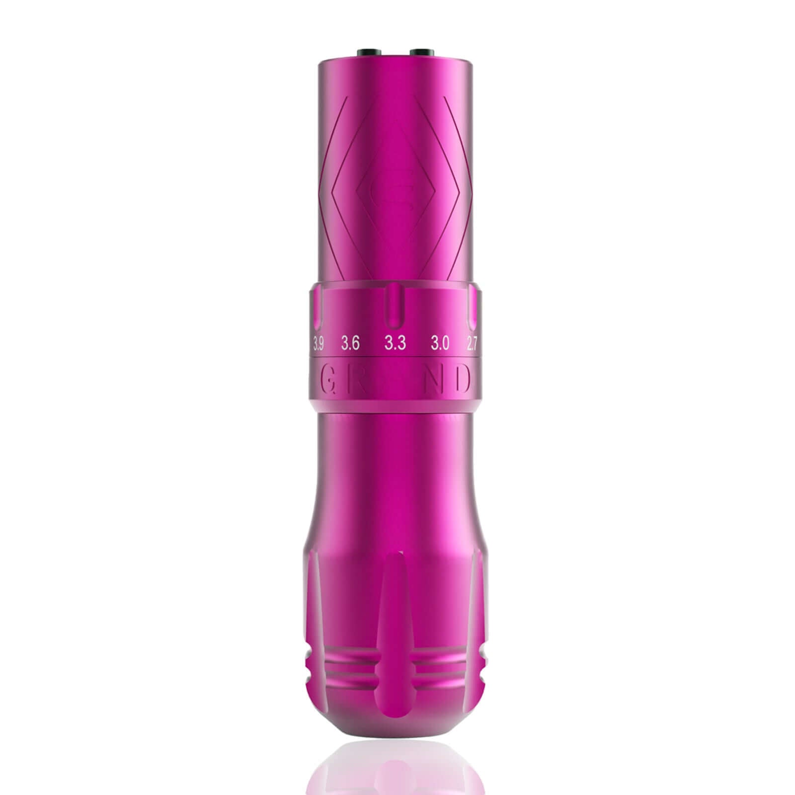 EMALLA GRAND Wireless Tattoo Pen Machine (Pink) from front view
