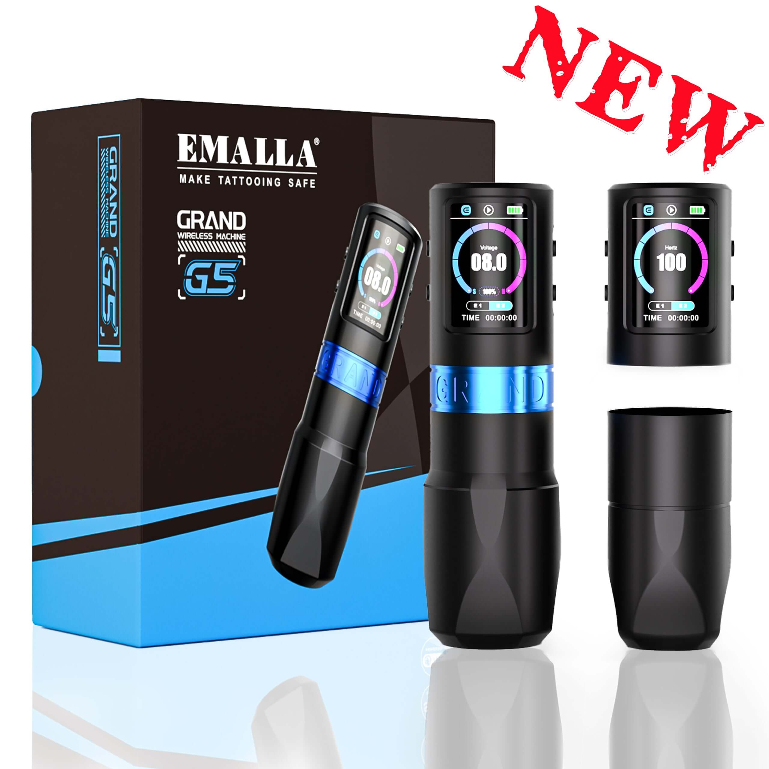 New Arrival: Emalla grand G5 wireless tattoo pen machine