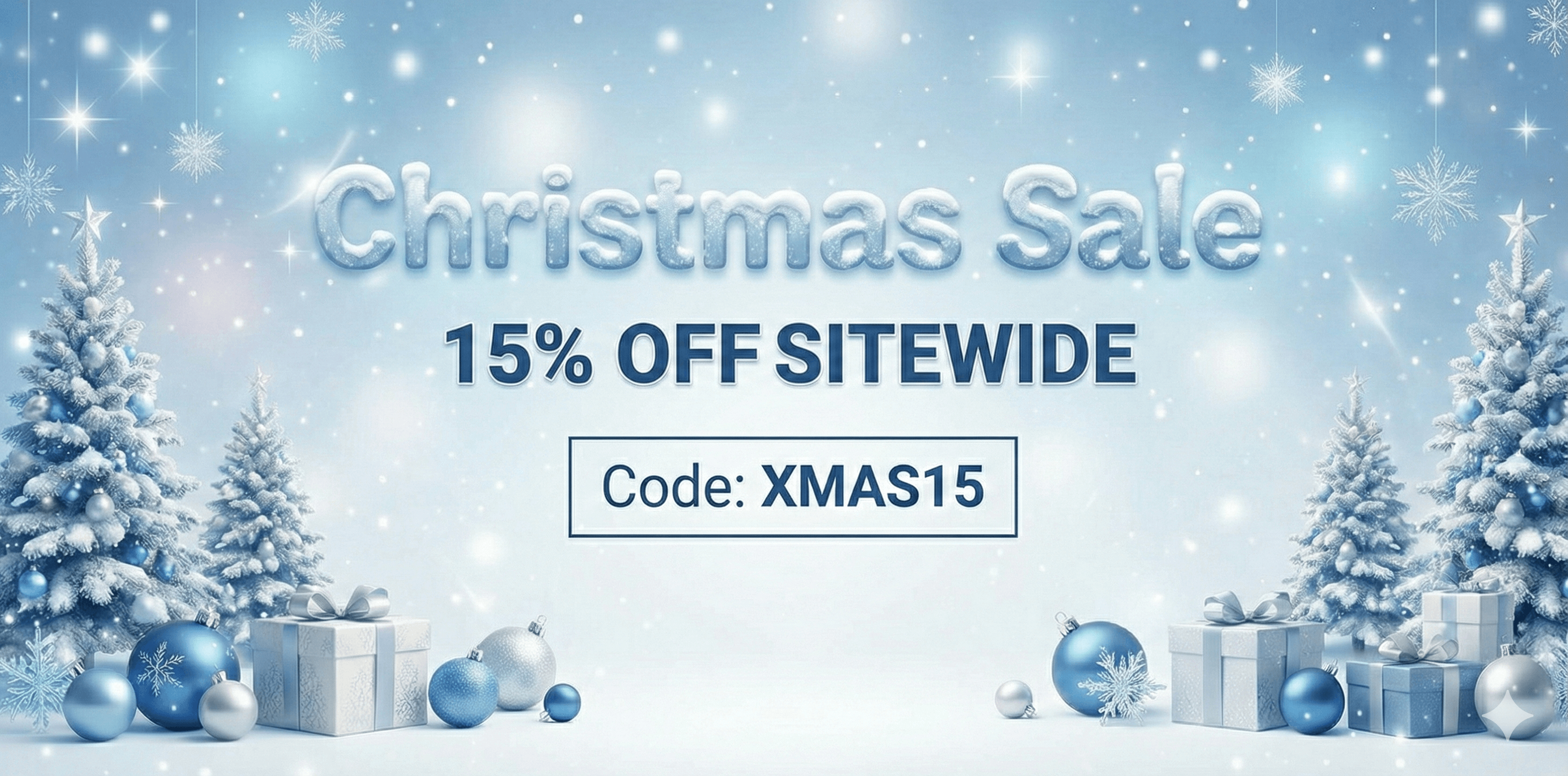 Christmas Sale: 15% OFF sitewide