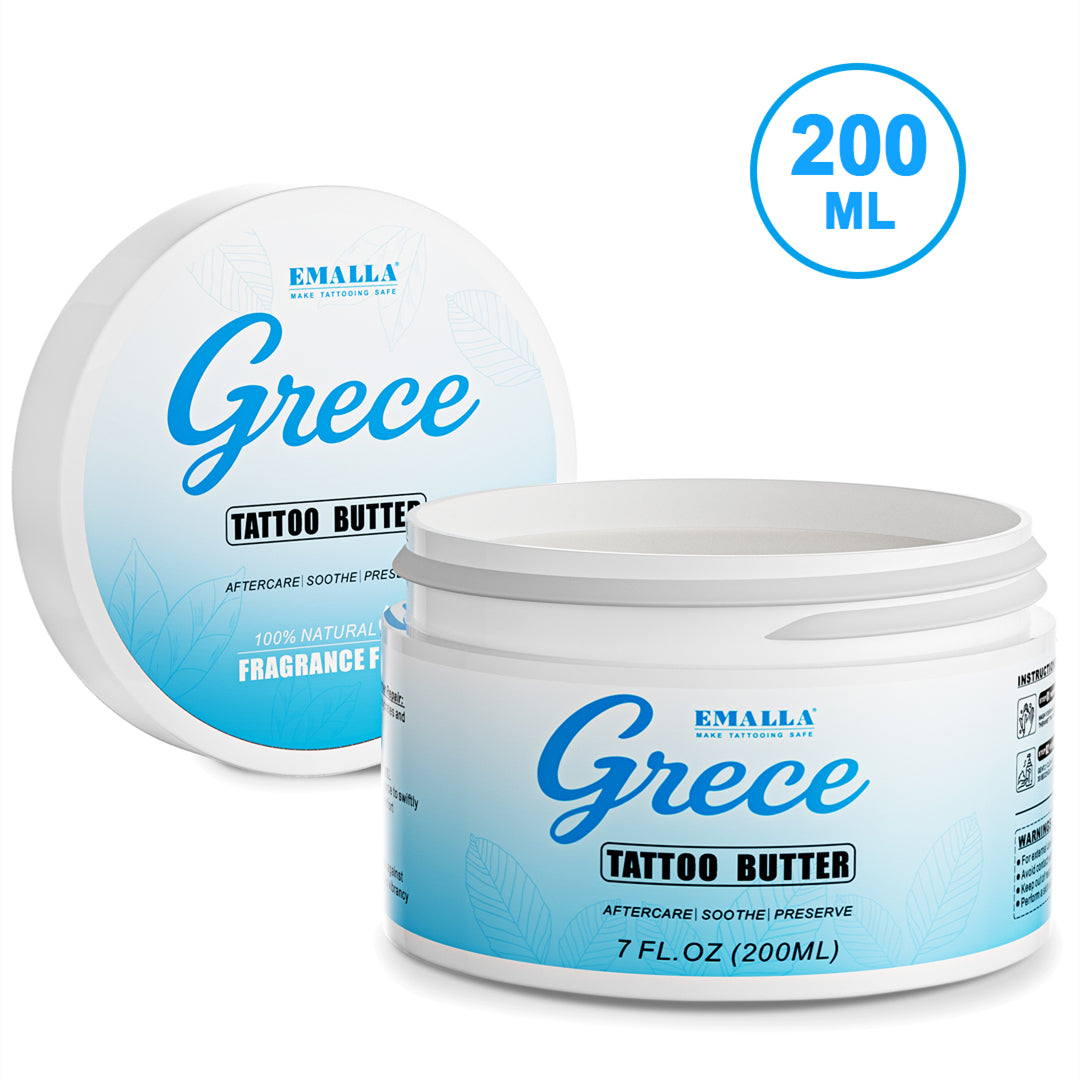 EMALLA Grece Tattoo Butter 200 ml for tattoo artists and enthusiasts