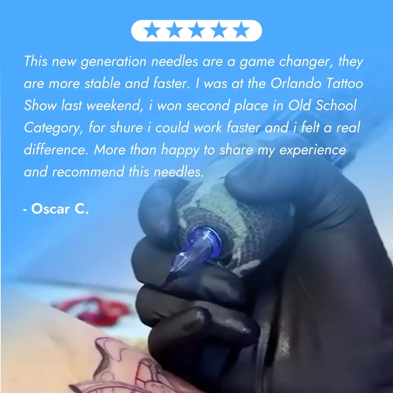 Review on EMALLA ELIOT Tattoo Cartridge Needles from Oscar