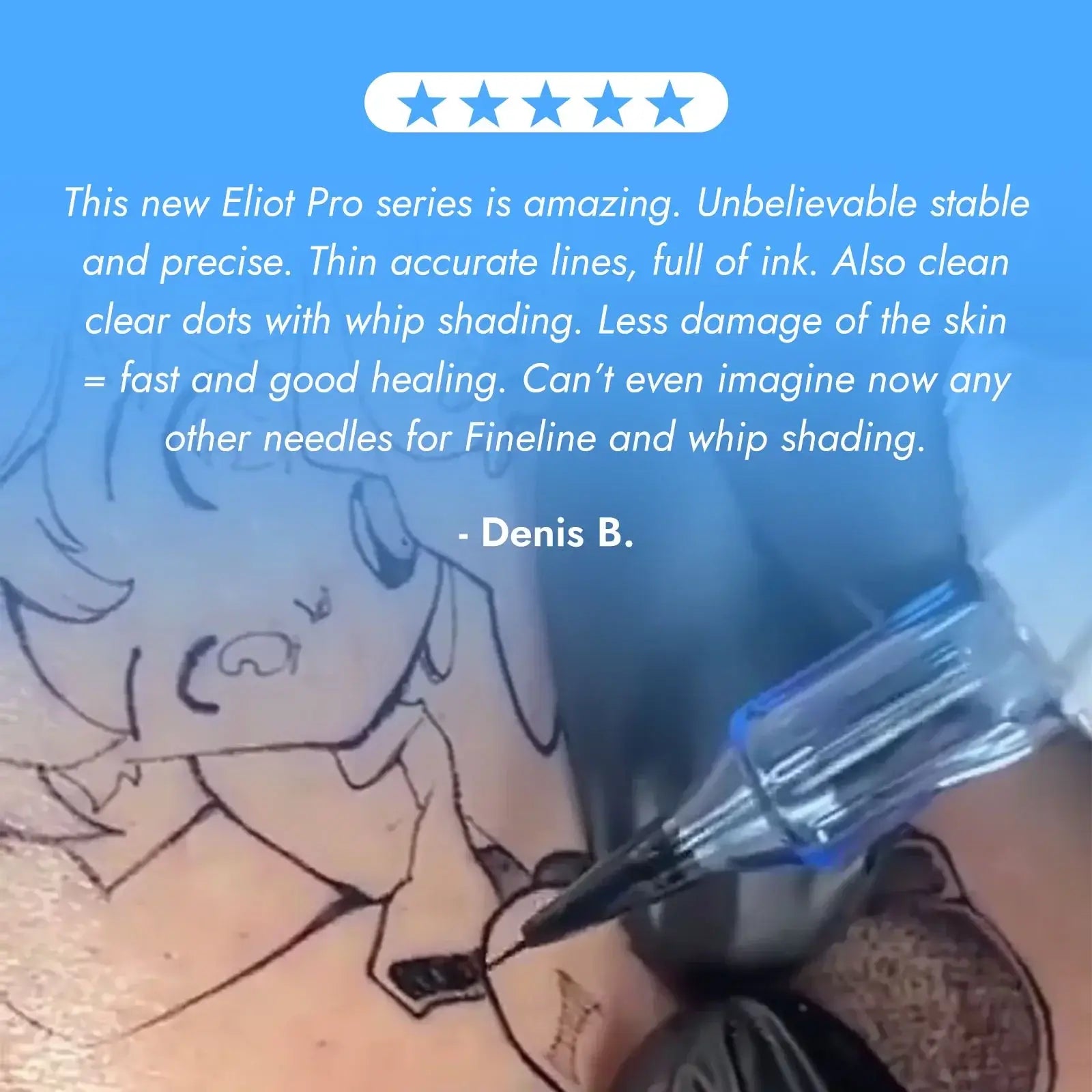 Review on EMALLA ELIOT Tattoo Cartridge Needles from Denis