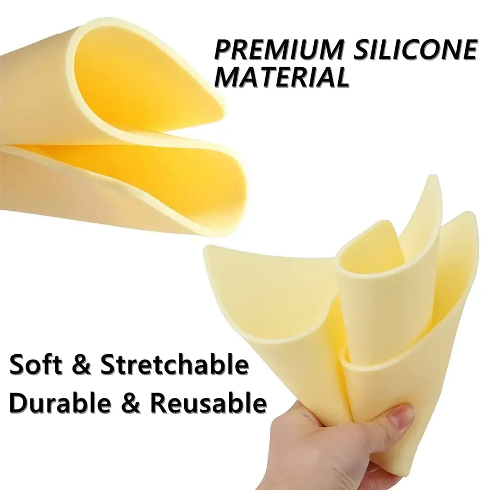 Made with premium silicone material, EMALLA Small Tattoo Practice Skin are soft, stretchable, durable and reusable