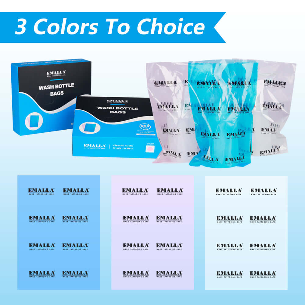 3 colors to choice for EMALLA Wash Bottle Bags