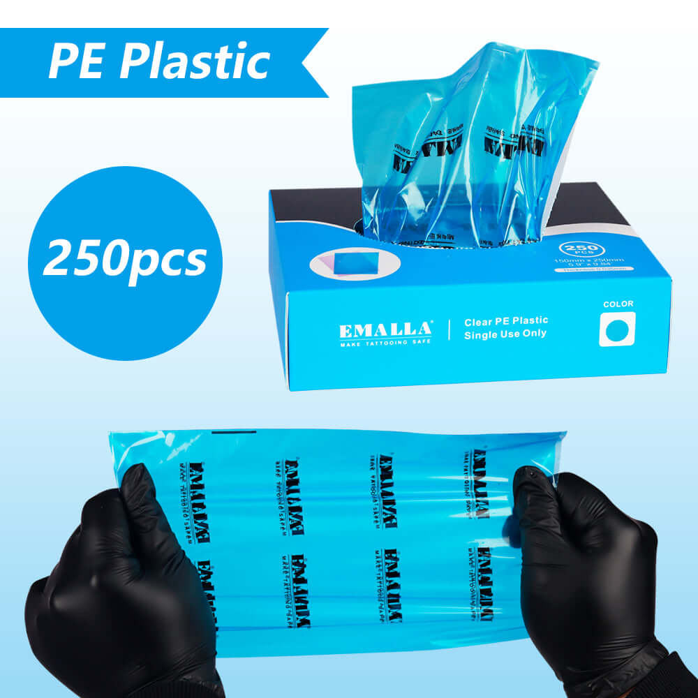 EMALLA Wash Bottle Bags made with OE plastics and has 250 pcs