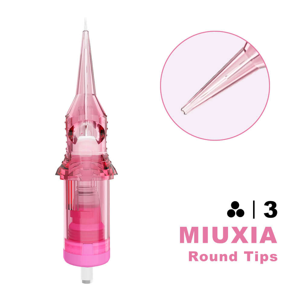 Details of Round Tips of MIUXIA PMU Premium Cartridges Round Liner