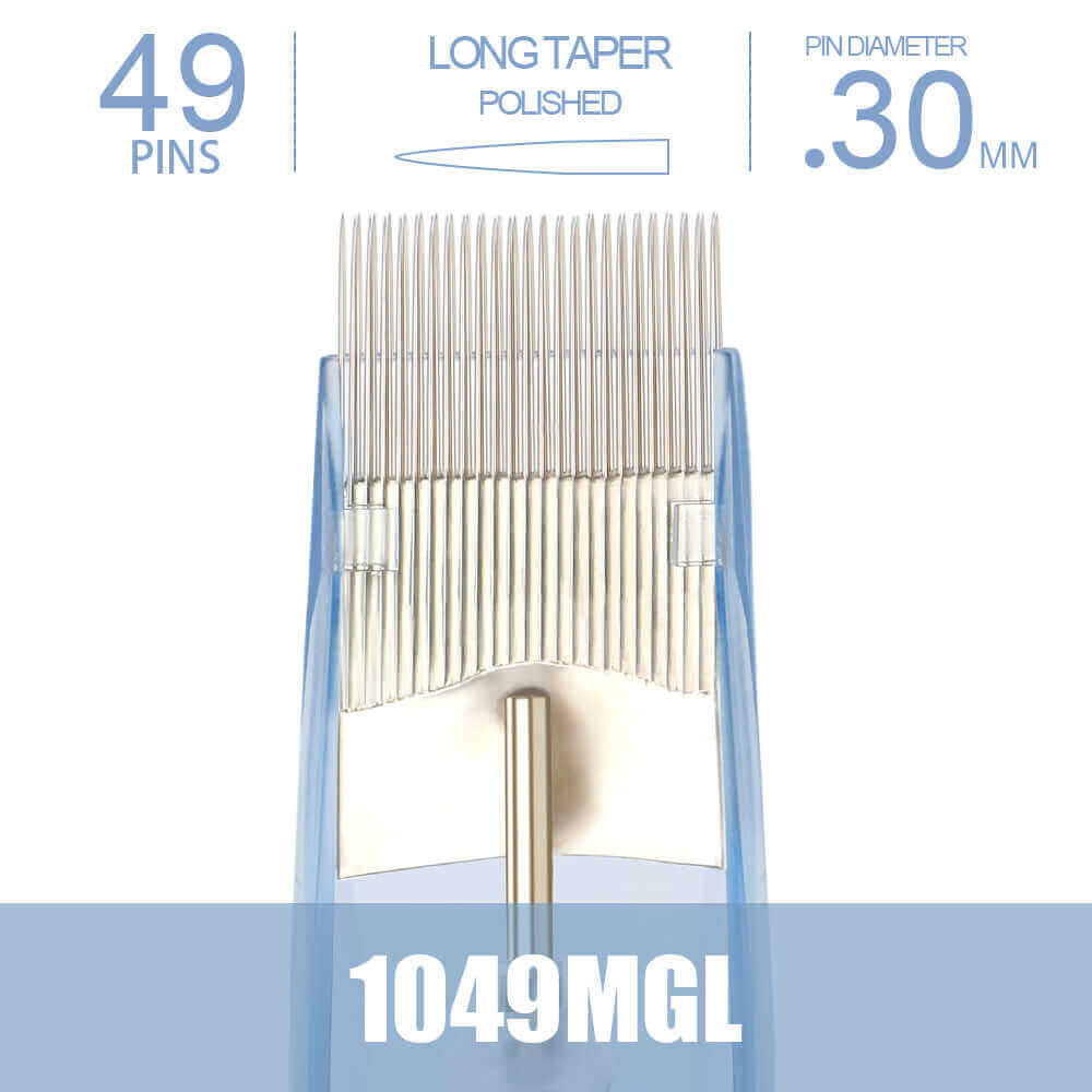 1049MGL - EMALLA ELIOT Tattoo Cartridge Needles Super Magnum from front view