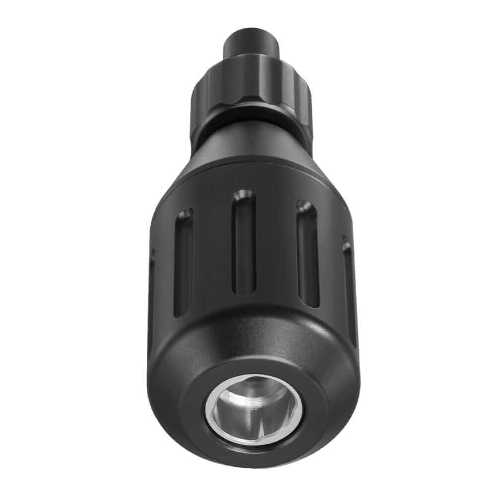 EMALLA Nest Aircraft Aluminum 30mm Cartridge Grip Black from vertical view
