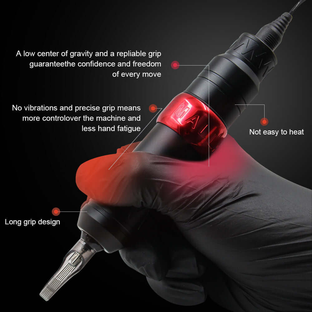 Specific accessories descriptions and features of EMALLA TADO Tattoo Pen Rotary Machine