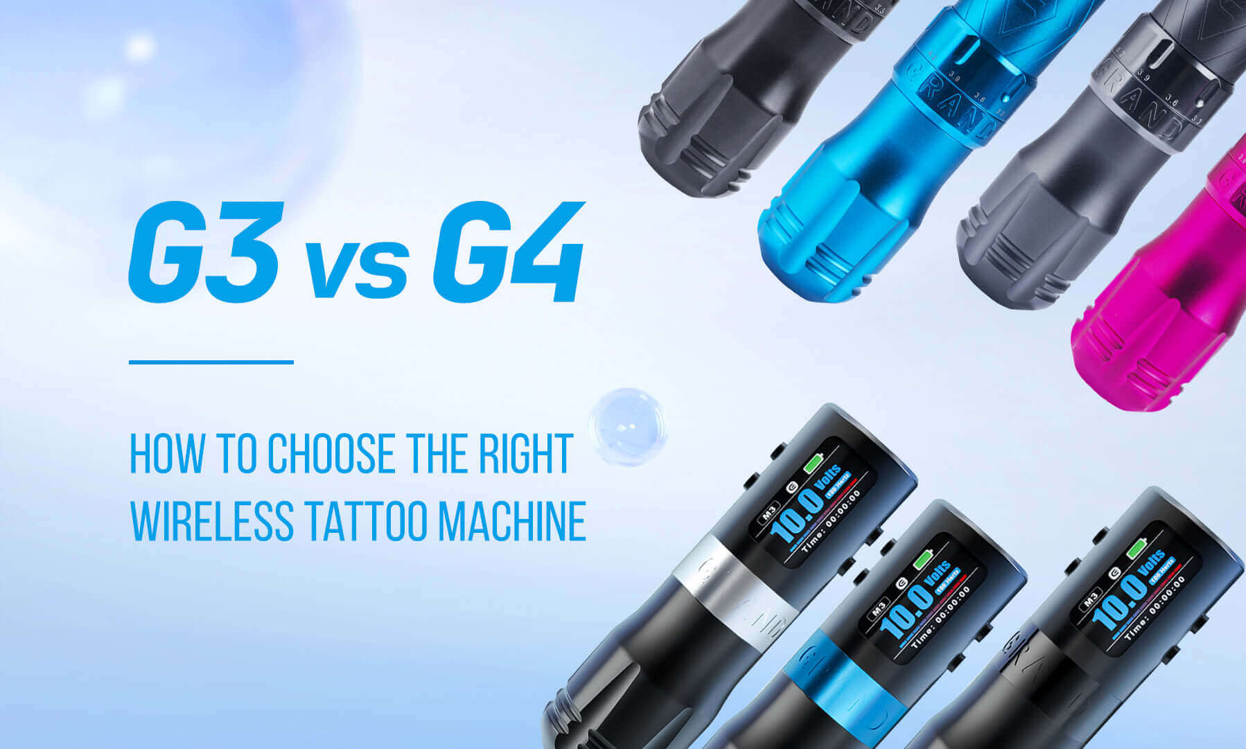 G3 vs G4:How to Choose the Right Wireless Tattoo Machine