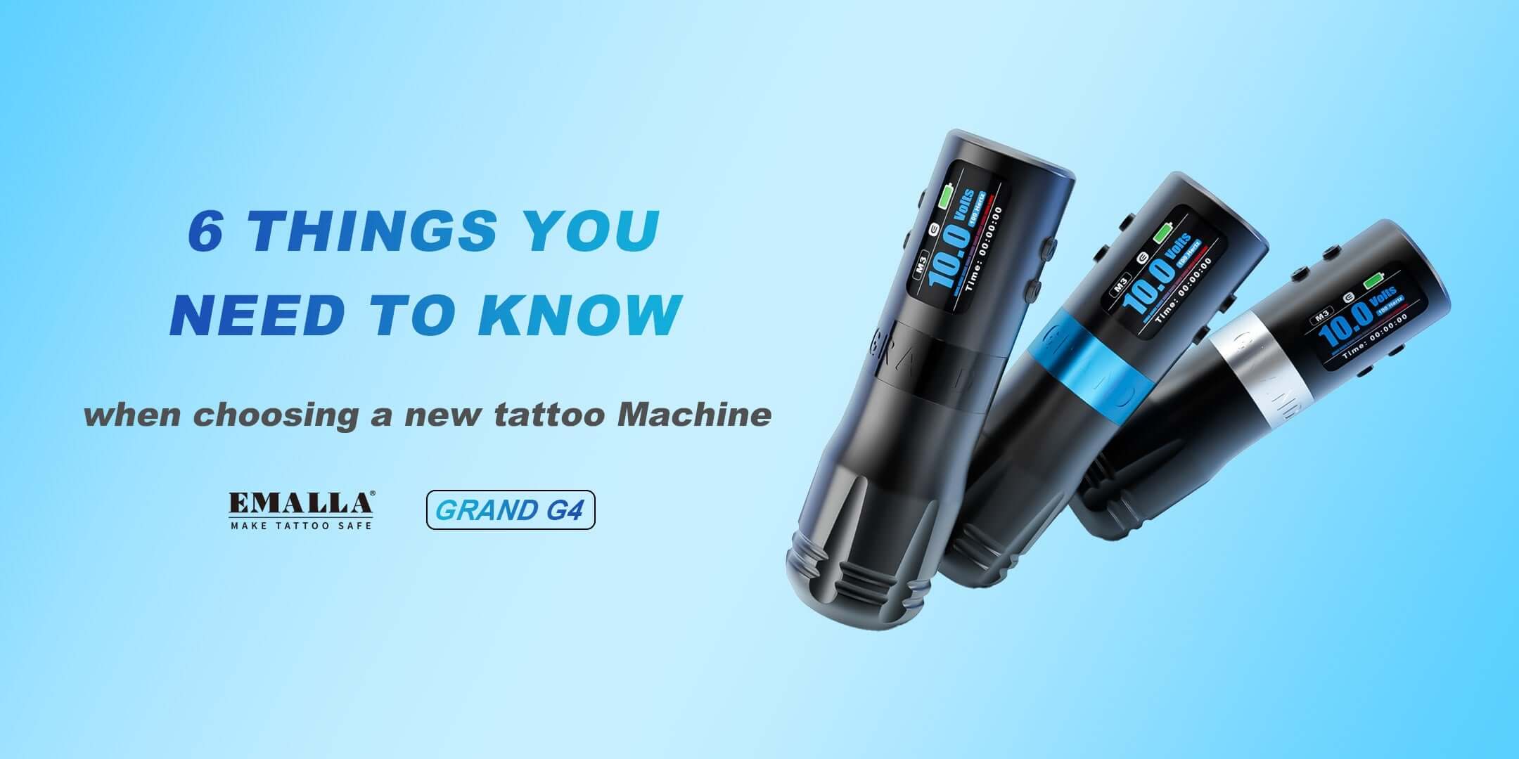 6 Things You Need to Know When Choosing a New Tattoo Machine