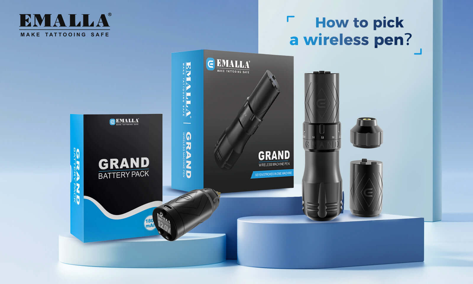 EMALLA GRAND WIRELESS TATTOO PEN MACHINE