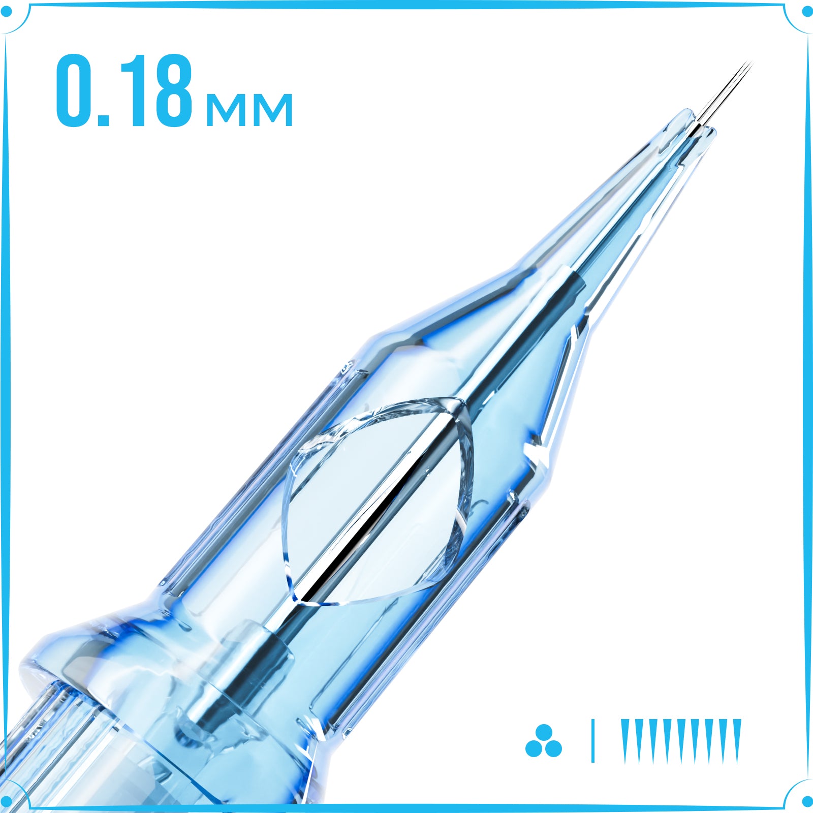 Needle tips of Emalla Cartridge Needles 0403RL