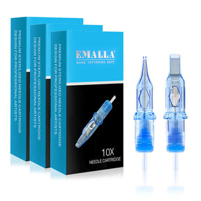 Package of EMALLA ELIOT Tattoo Cartridge Needles Mixed Sizes (80pcs)  from front view