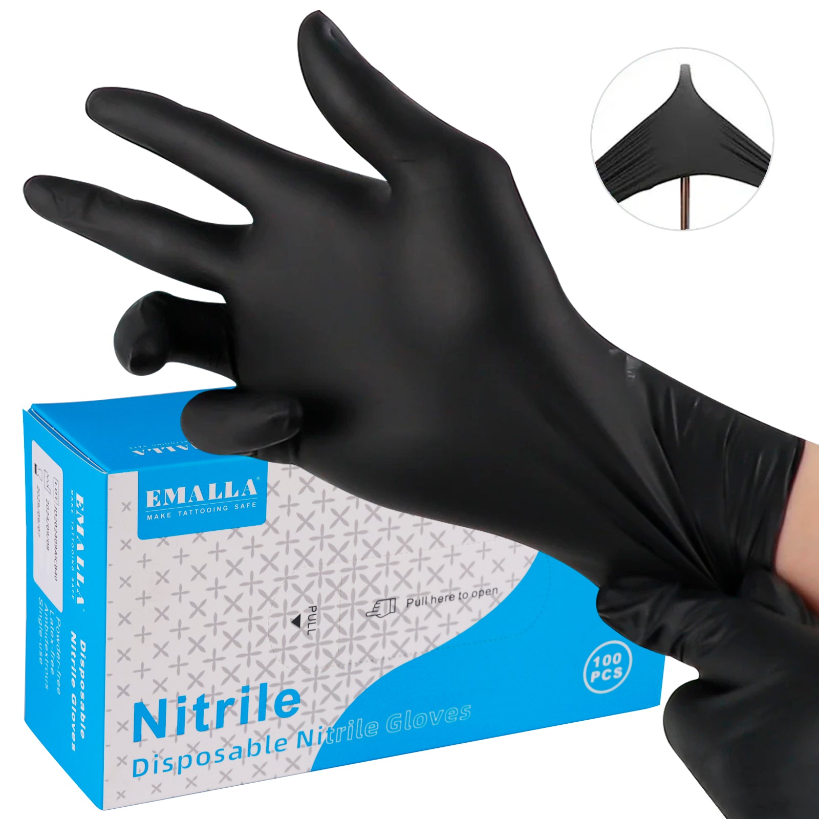 EMALLA Disposable Nitrile Gloves