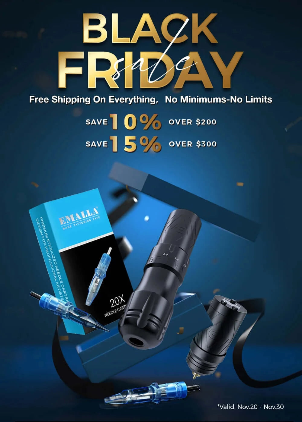 Emalla official website specific discounts in Black Friday Sale