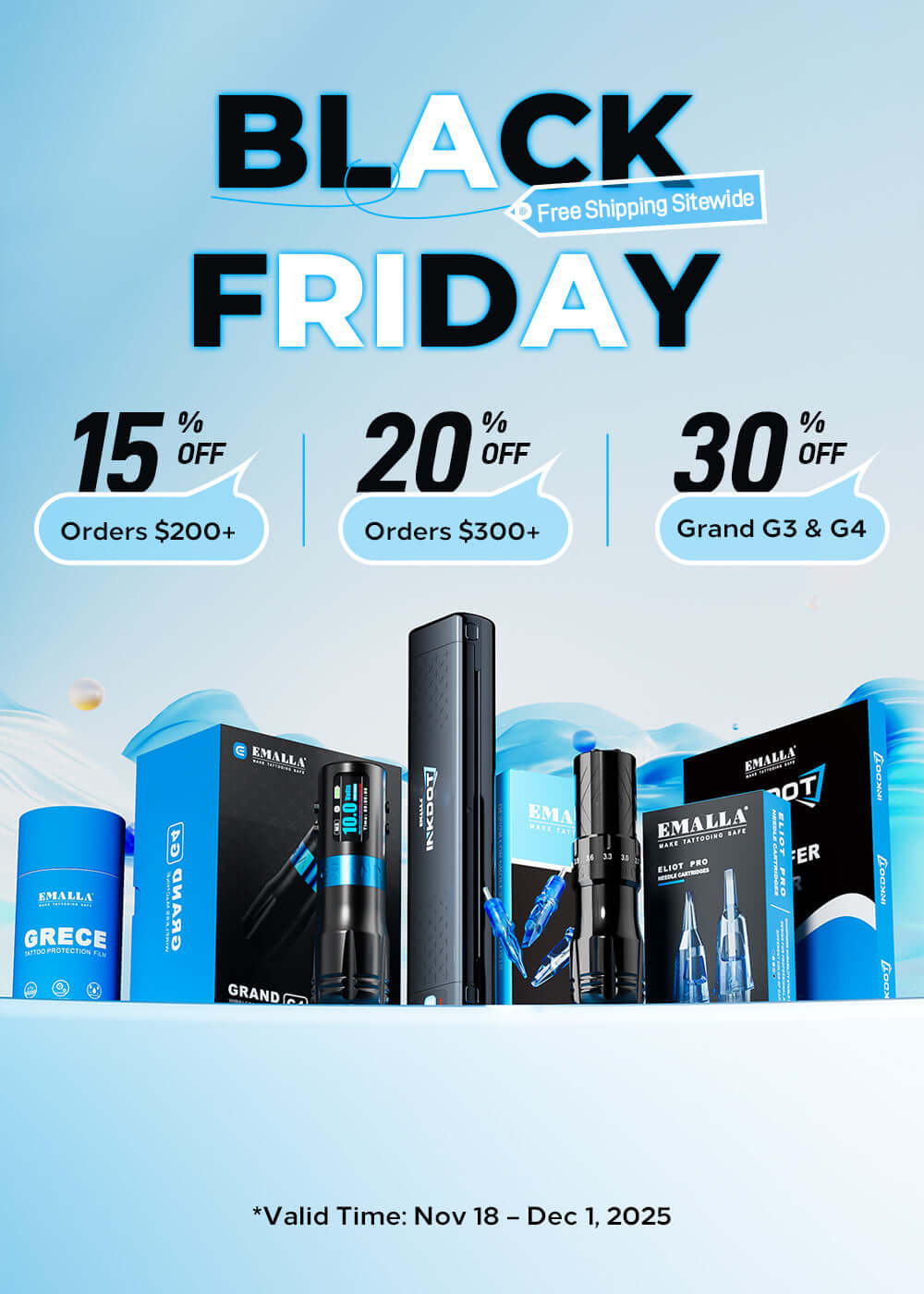 Emalla Black Friday Sale: up to 30% off