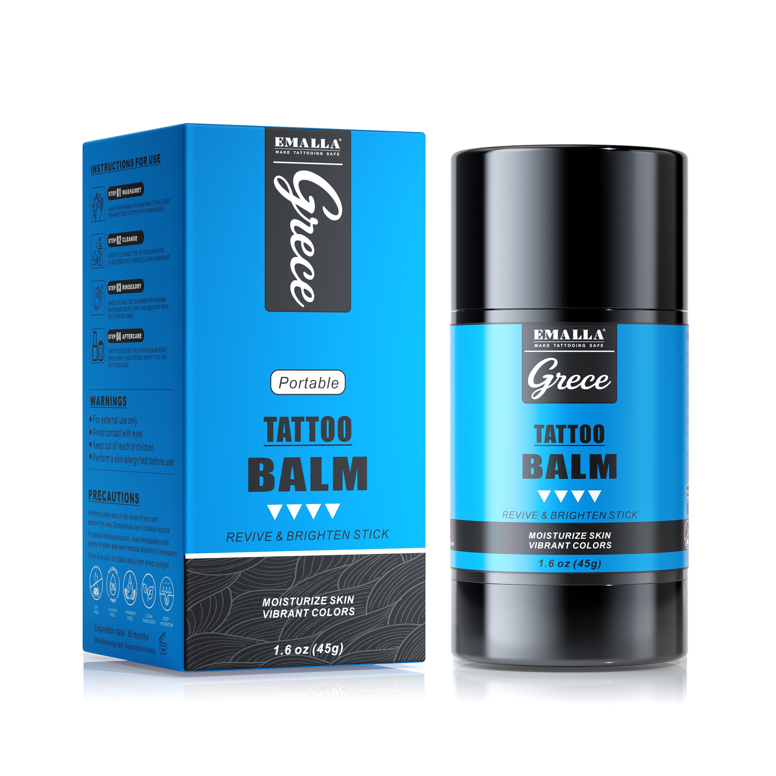 EMALLA Grece Tattoo Balm Stick (45g)