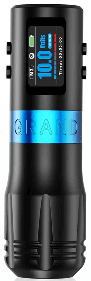 Front detail view of the EMALLA Grand G4 Wireless Tattoo Pen Machine