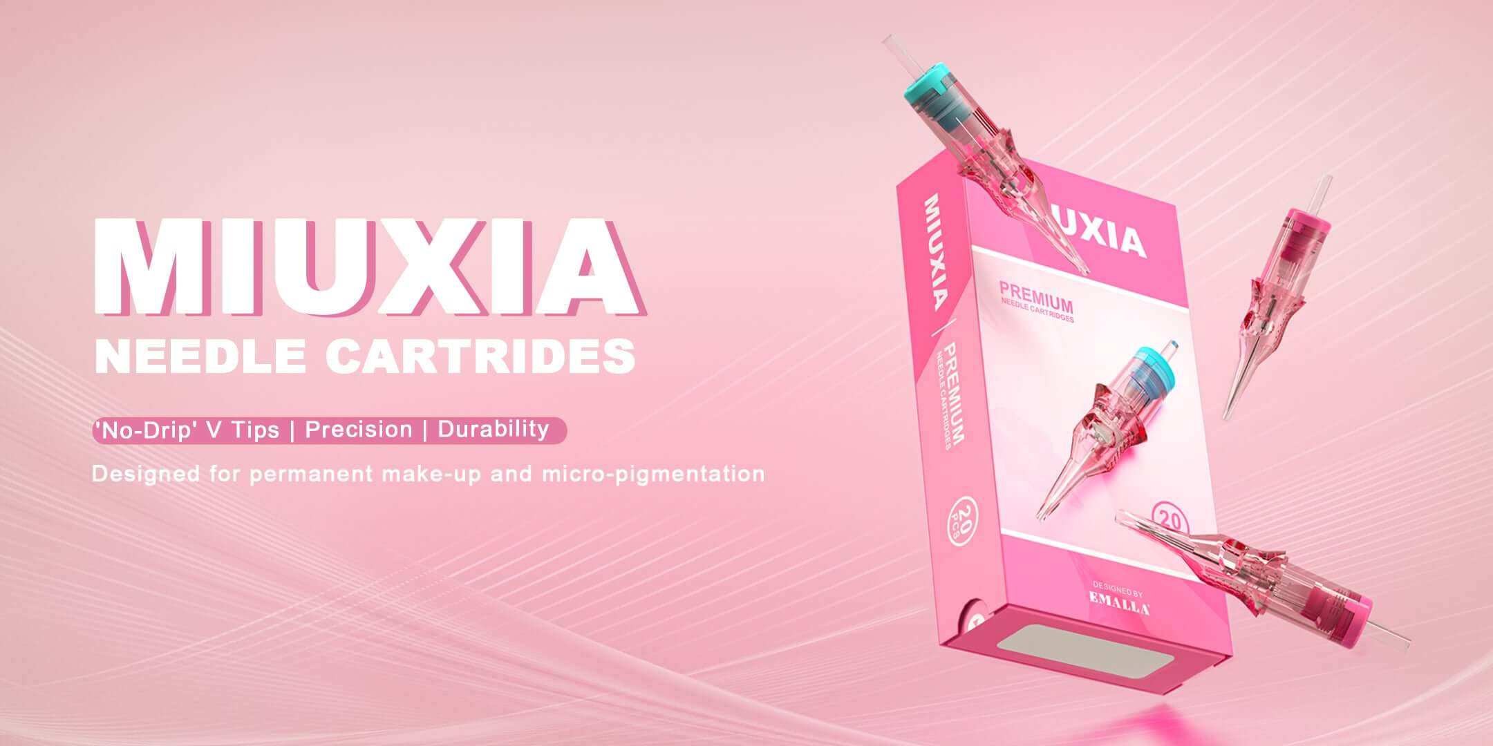 MIUXIA PMU Premium Cartridges are desgined for permanent make-up and micro-pigmentation