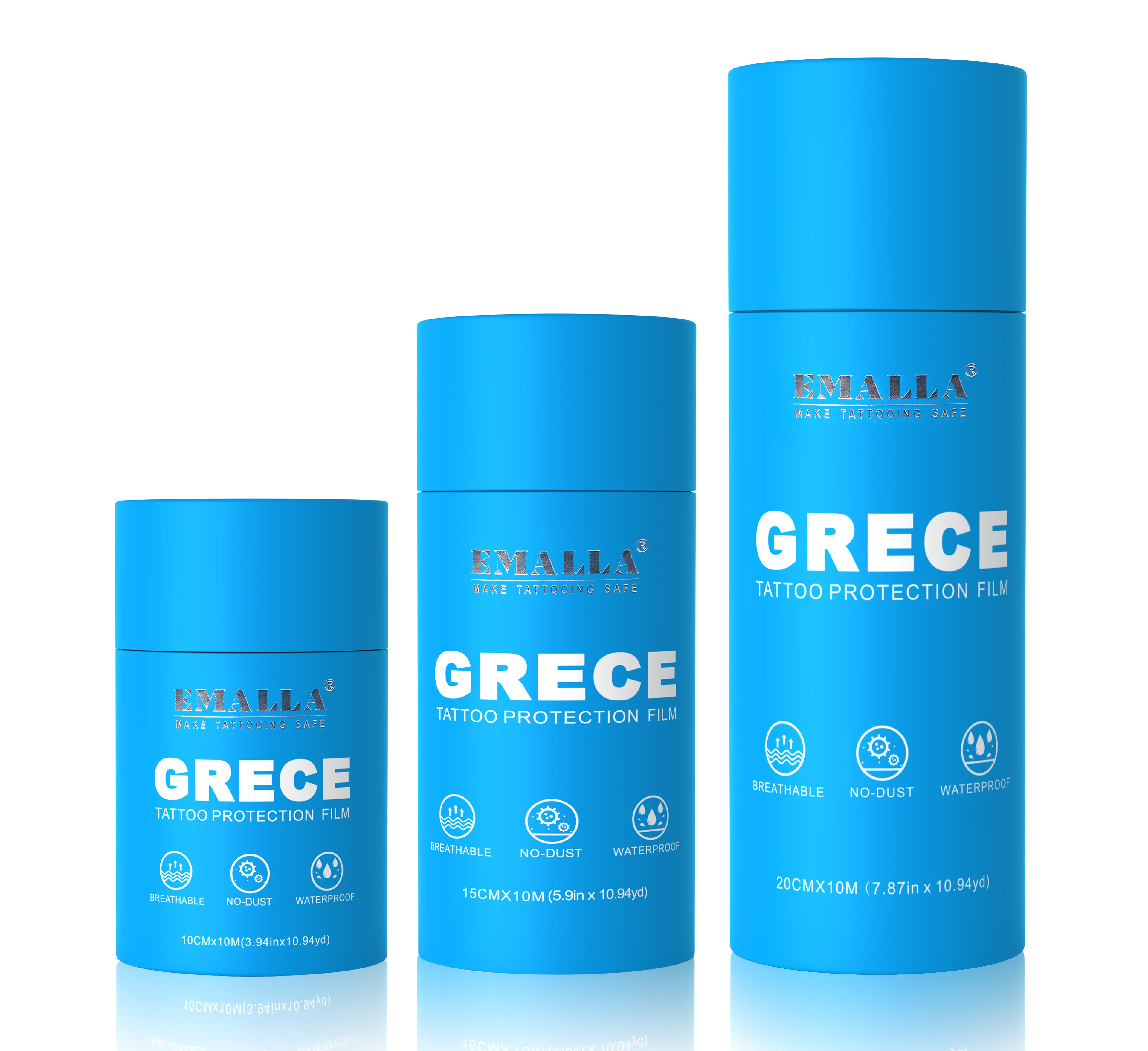 EMALLA Grece 0.02mm Tattoo Protection Film Roll