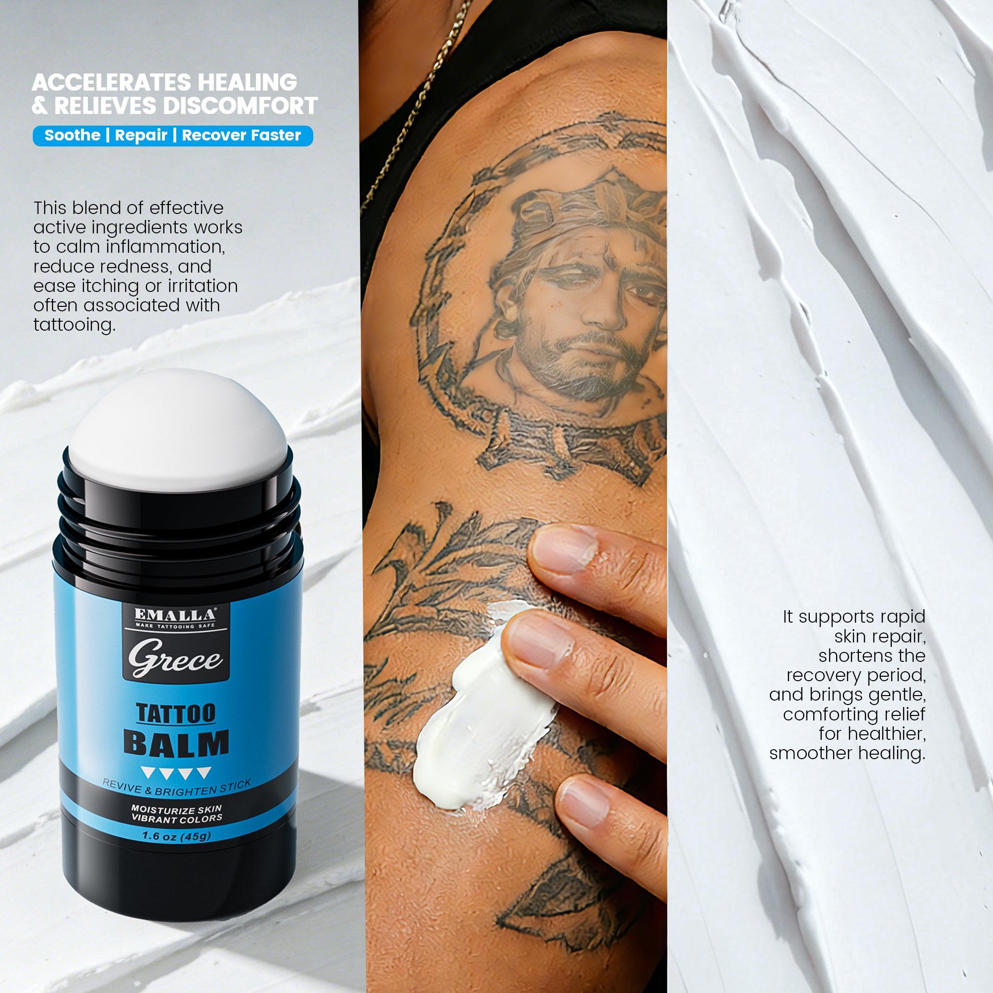 EMALLA Grece Tattoo Balm Stick (45g)