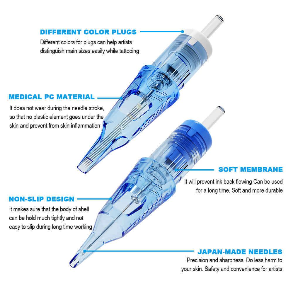 Specific description of constructions and upgrades of EMALLA ELIOT PRO Tattoo Cartridge Needles Magnum