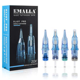 Package of EMALLA ELIOT PRO Tattoo Cartridge Needles Round Liner from front view
