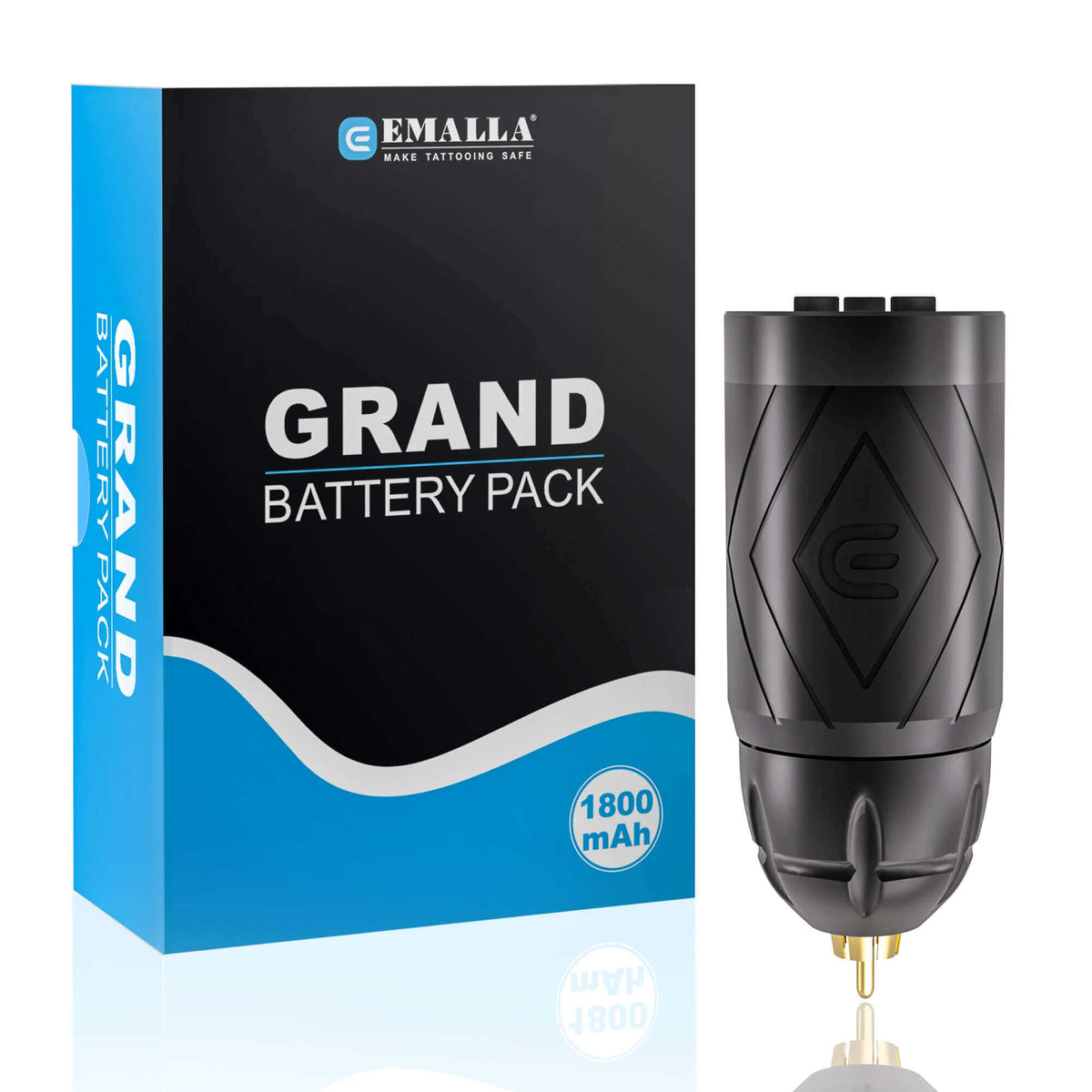 Individual package of battery pack in EMALLA GRAND Wireless Tattoo Pen Machine