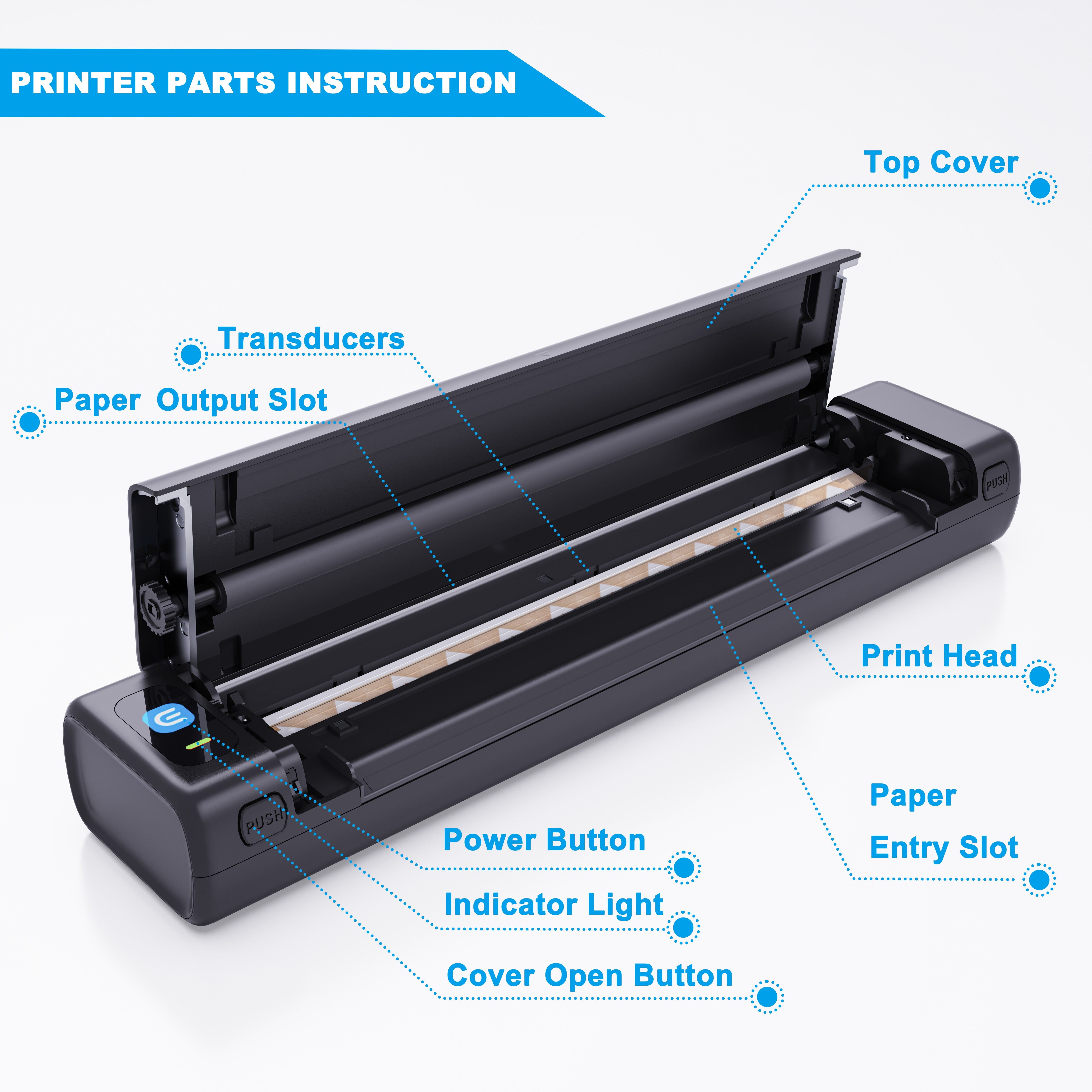 EMALLA INKDOT Wireless Thermal Printer