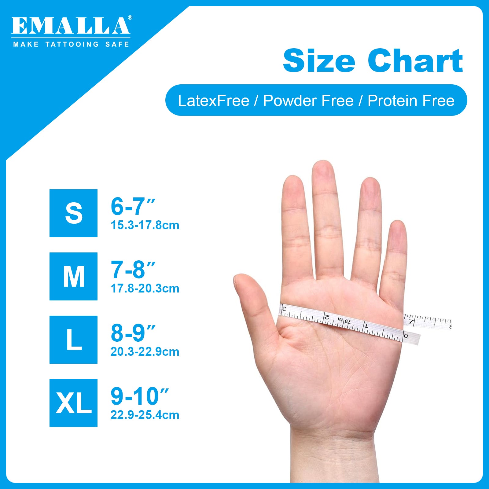 EMALLA Disposable Nitrile Gloves