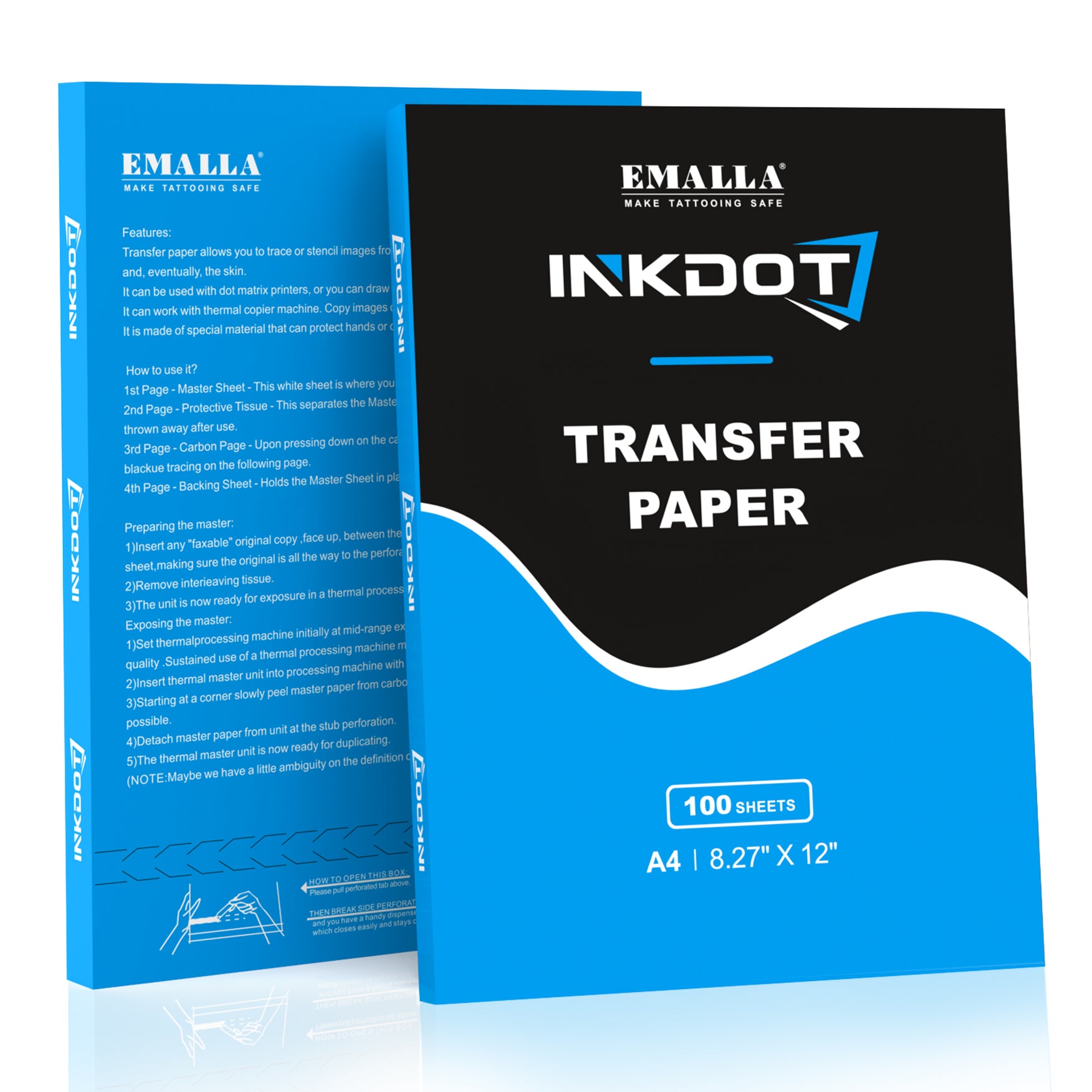 EMALLA INKDOT TRANSFER PAPER (100PCS)