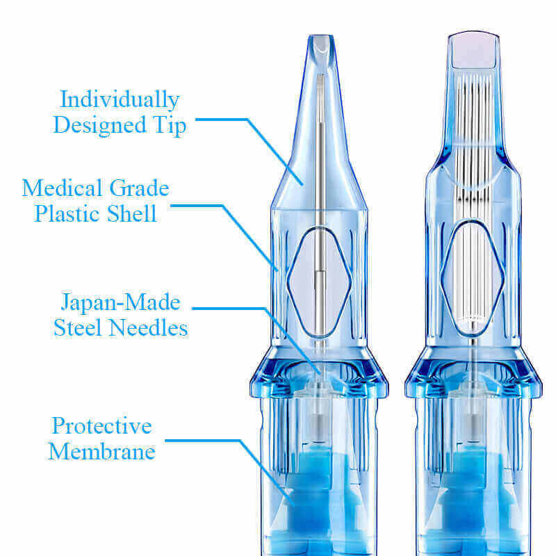 Specific description of constructions of EMALLA ELIOT Tattoo Cartridge Needles Hollow Point
