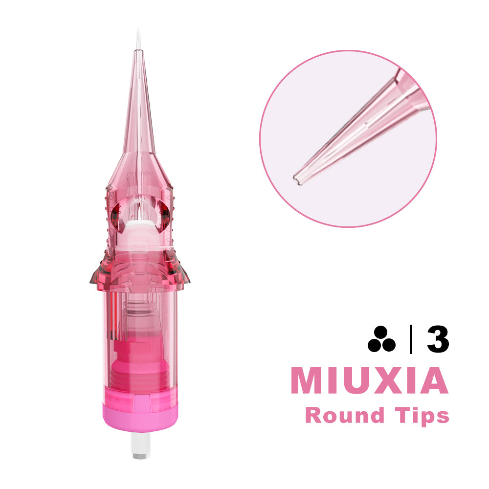 Details of Round Tips of MIUXIA PMU Premium Cartridges Round Liner