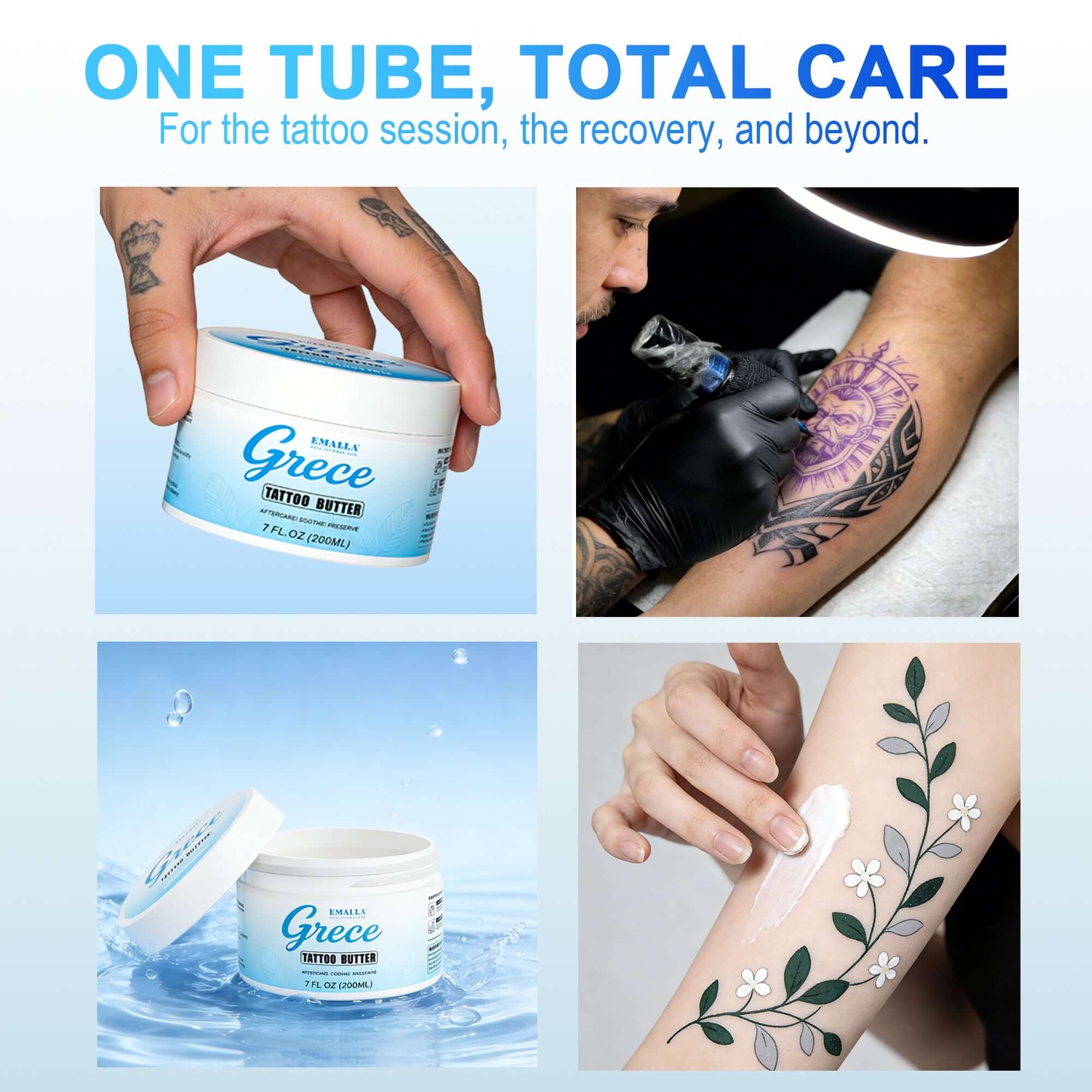 Emalla Grece Tattoo Butter: one tube, total care.