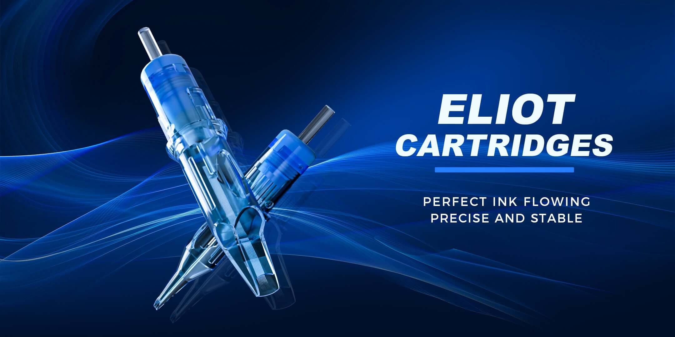 Emalla Eliot Cartridge Needles with perfect ink flowing are precise and stable