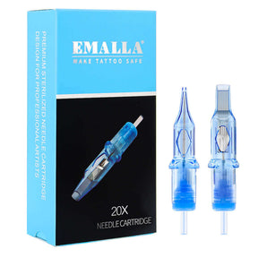Emalla cartridge needles in EMALLA GRAND Wireless Tattoo Pen Machine Basic Bundle(60pcs)