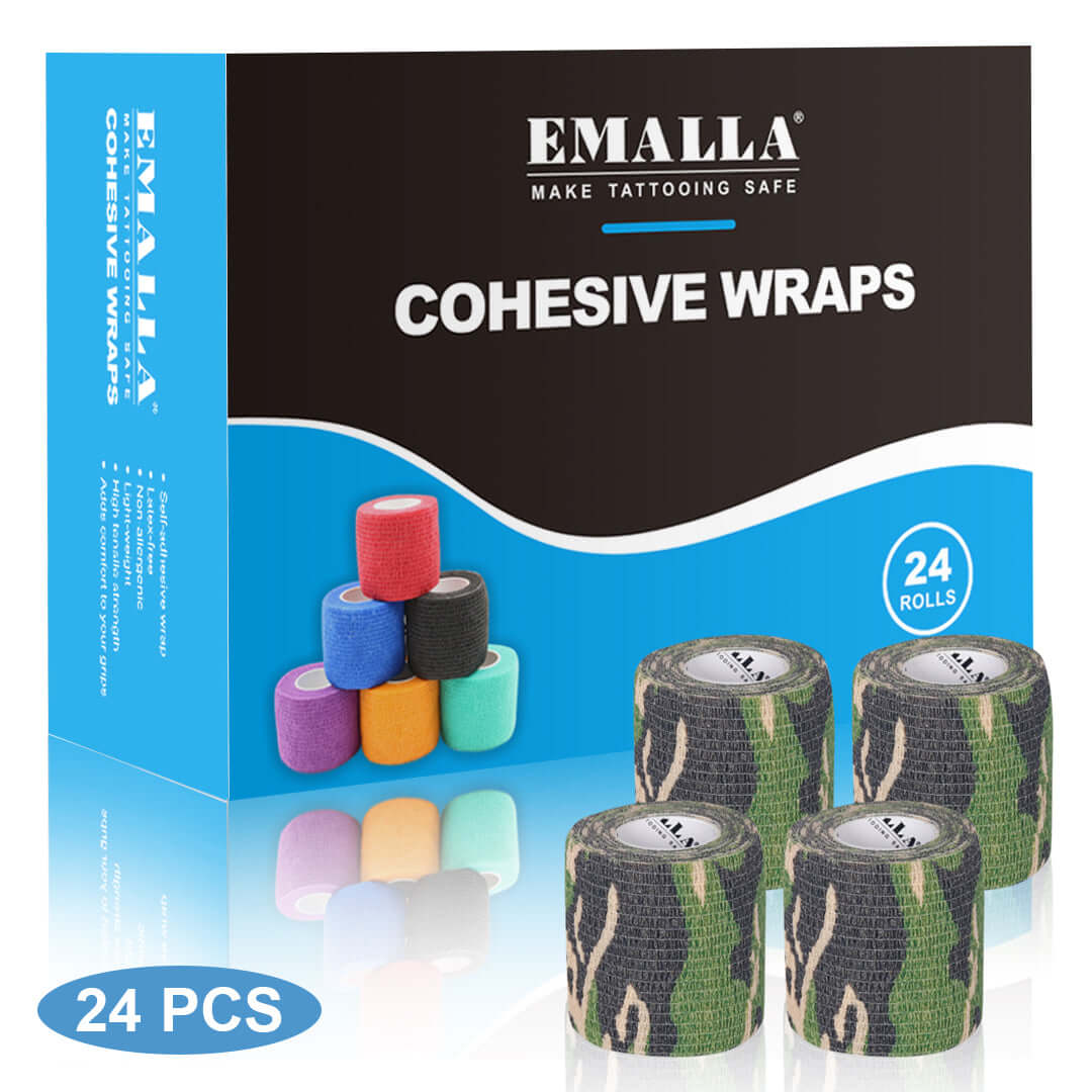 EMALLA Cohesive Wraps Camouflage Camo Color
