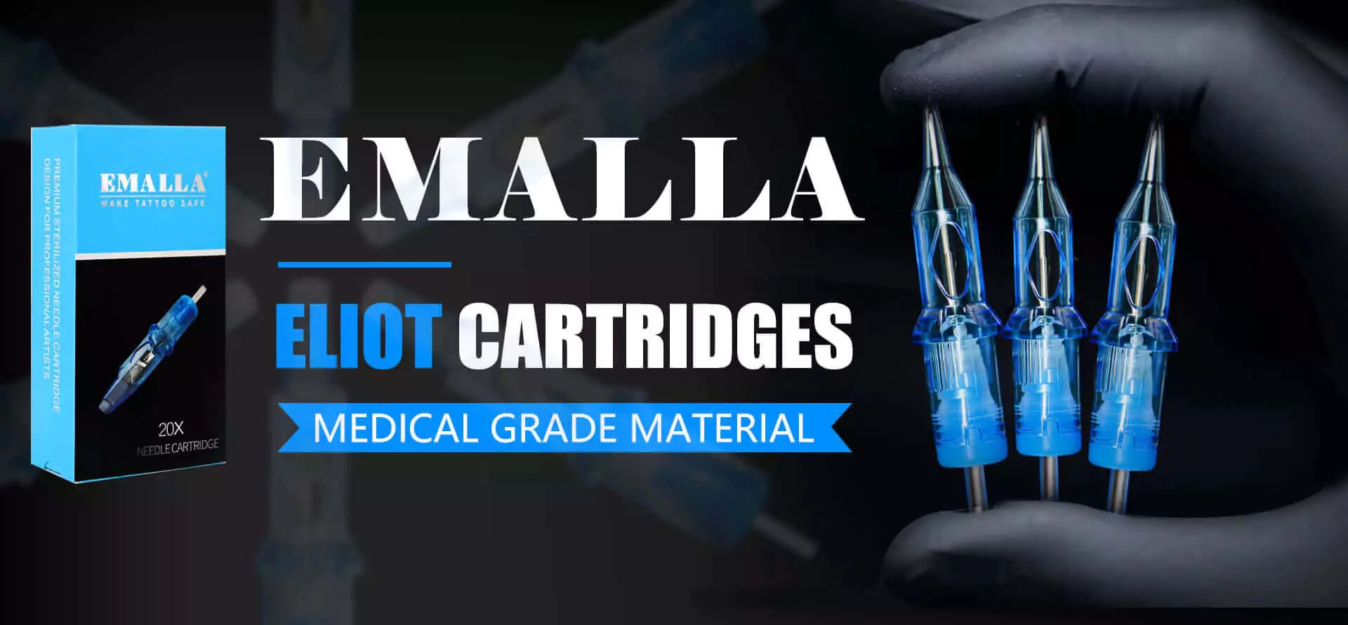 Emalla Eliot Cartridges made with medical grade material