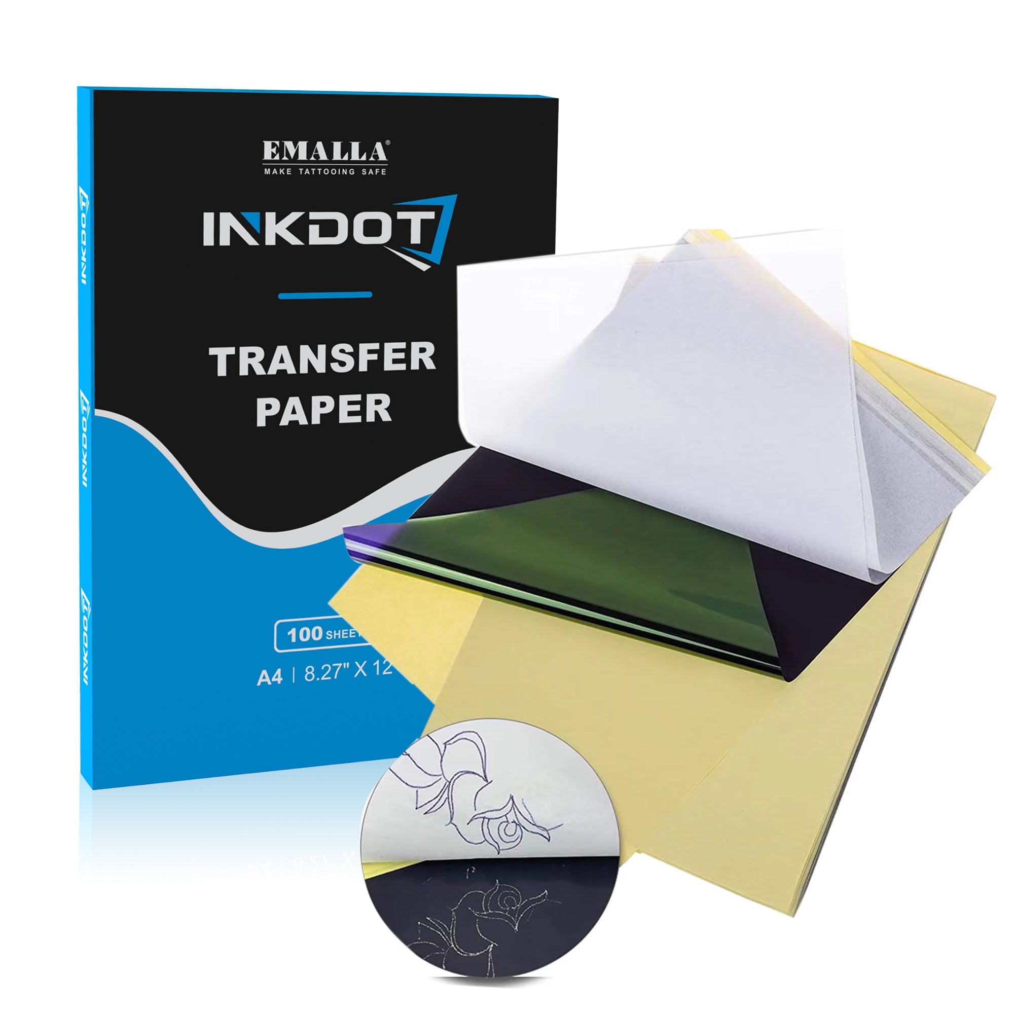 EMALLA INKDOT TRANSFER PAPER (100PCS)