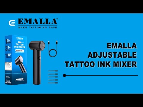 EMALLA Adjustable Tattoo Ink Mixer — how to use, features, and performance for tattoo artists
