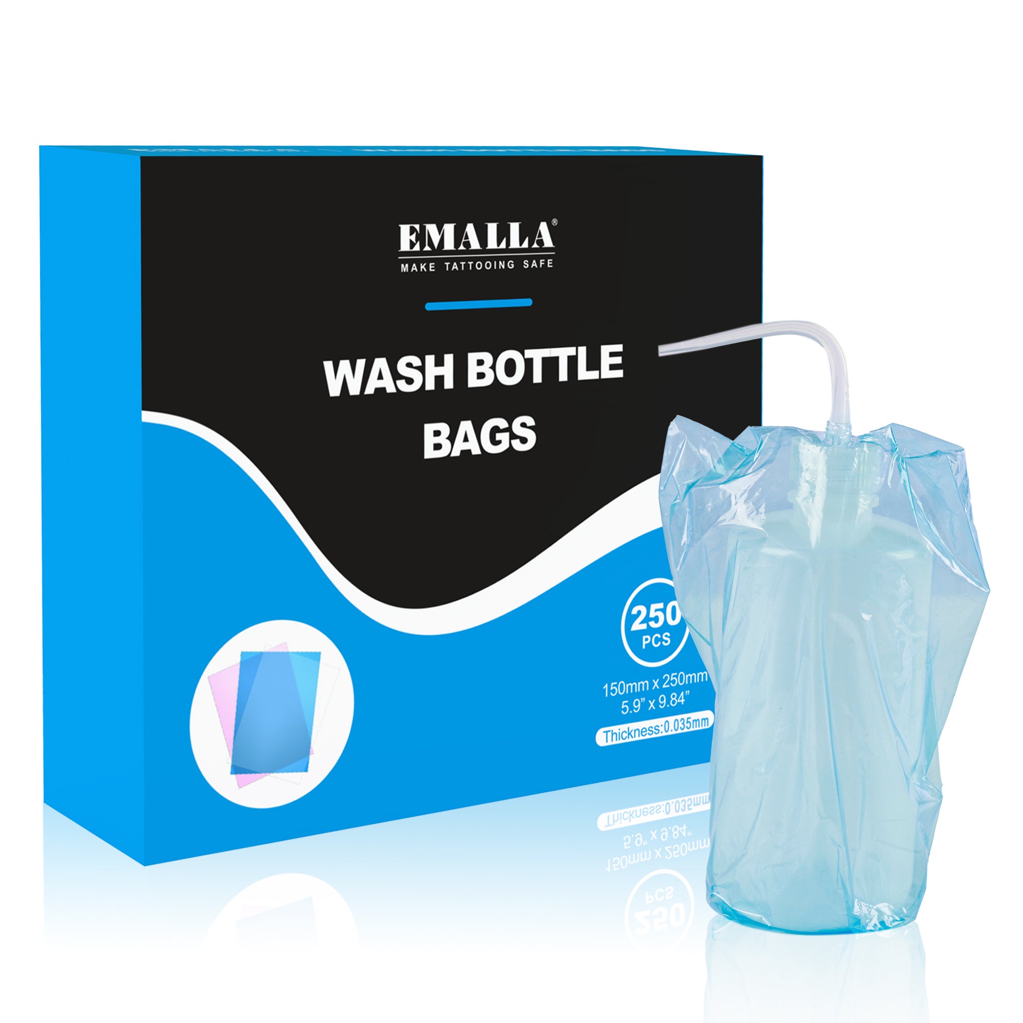 EMALLA Wash Bottle Bags (250 PCS)